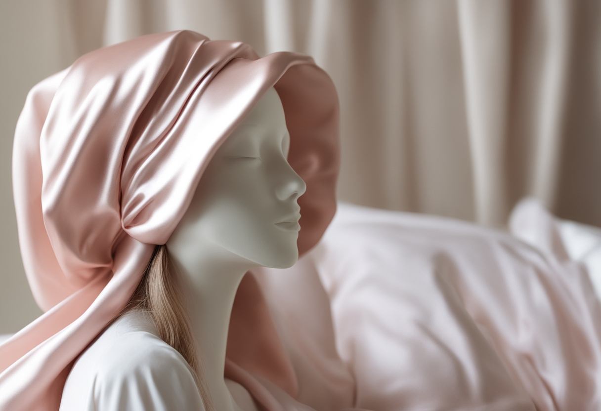Plus qu'un soin capillaire : pourquoi le bonnet en soie pour dormir transforme vos nuits